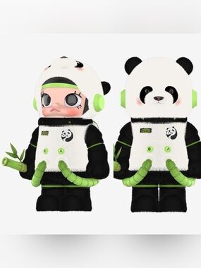 Pop‎ Mart 400% Mega Space Molly Panda Sealed